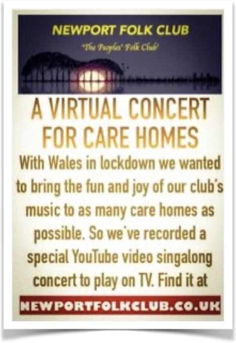 A VIRTUAL CONCERT FOR CARE HOMES
